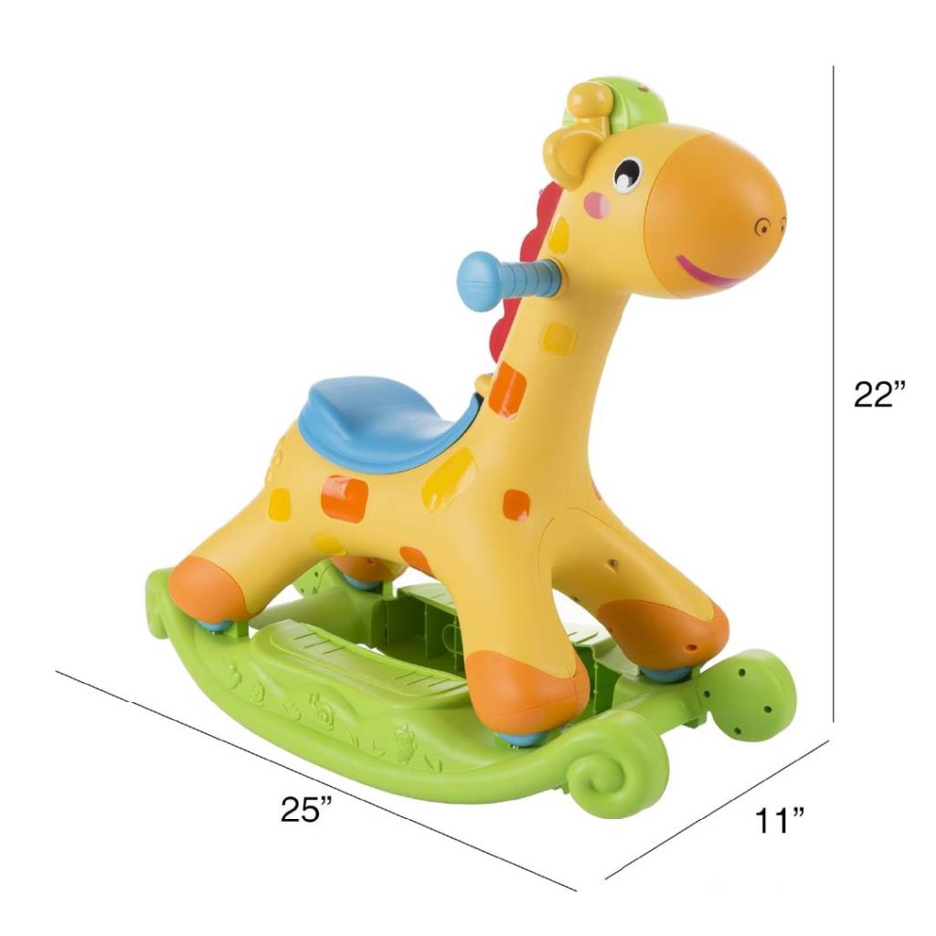 Baby Giraffe Rocking Rider – 2-in-1 Toddler Rocking Toy